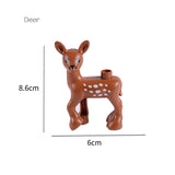 Animal Series Model Figures Big Building Blocks Animals Educational Toys