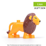 Animal Series Model Figures Big Building Blocks Animals Educational Toys